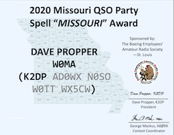 Missouri Certificate